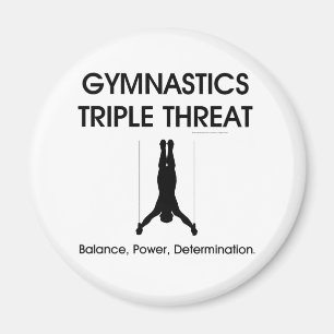 TOP Gymnastics Triple Threat (Men's) Magnet