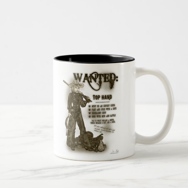 Top Hand Cowgirl Mug (Right)