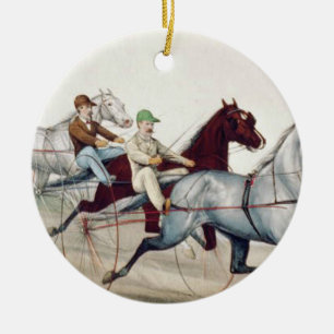 TOP Harness Racing Ceramic Ornament