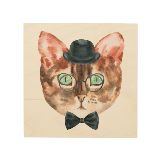 Top Hat Cat Wall Art