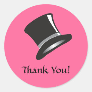 Top Hat Classic Round Sticker