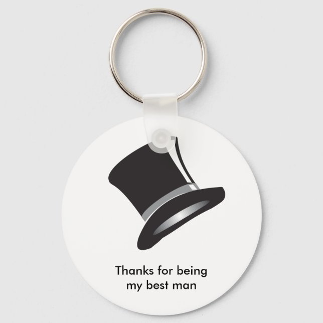 Top Hat Key Ring (Front)