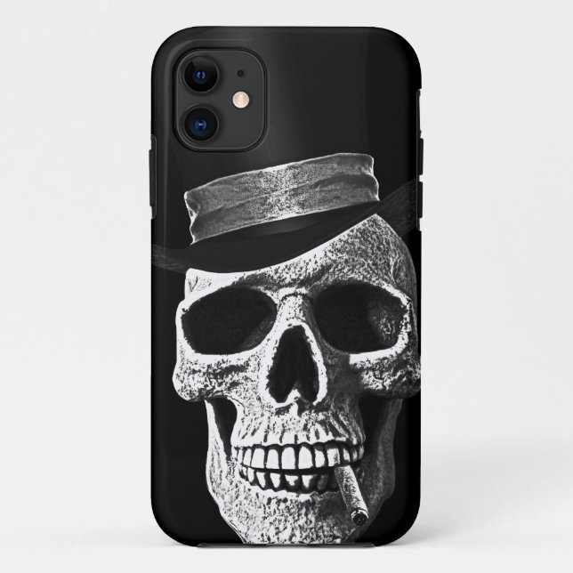 Top hat skull Case-Mate iPhone case (Back)