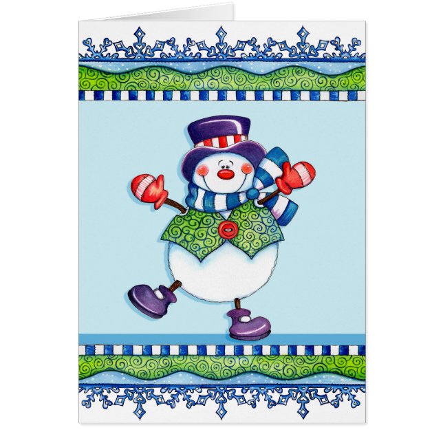 Top Hat Snowman (Front)