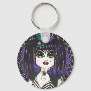 Top Hatty Dark Fusion Bellydance Key Ring Chain