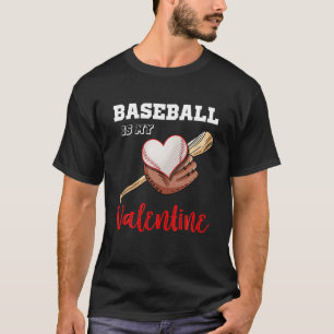 Top Heart Happy Valentines Day Baseball Is My Vale