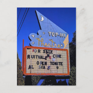 Top-Hi Drive-In Theatre, Toppenish, Washington Postcard