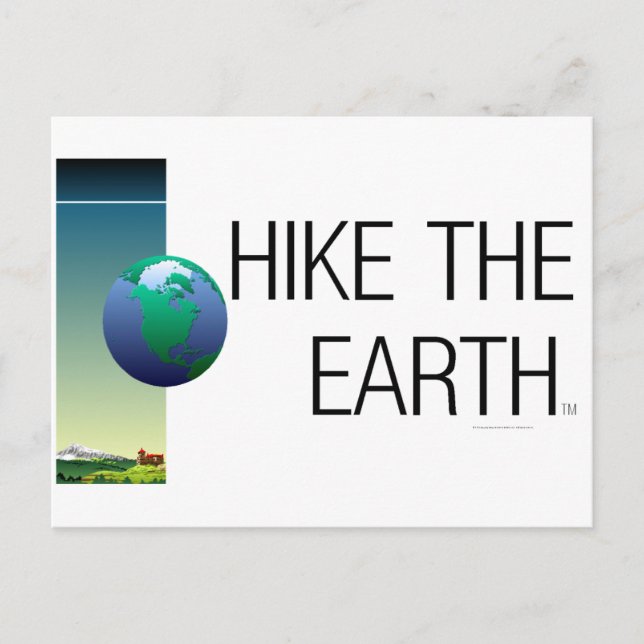 TOP Hike The Earth Postcard (Front)