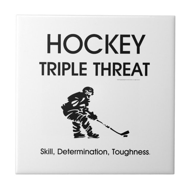 TOP Hockey Triple Threat Ceramic Tile (Front)