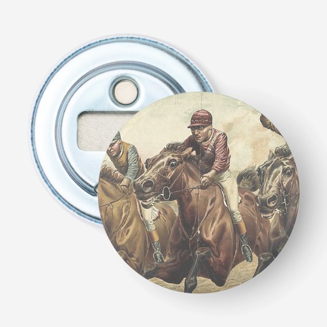 TOP Horse Racing Bottle Opener (Front)