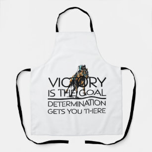 TOP Horse Racing Victory Apron