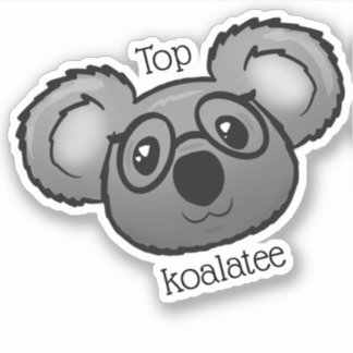 Top koalatee sticker