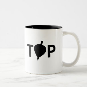 TOP LABEL Two-Tone COFFEE MUG