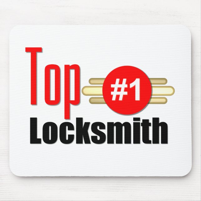 Top Locksmith Mouse Pad (Front)
