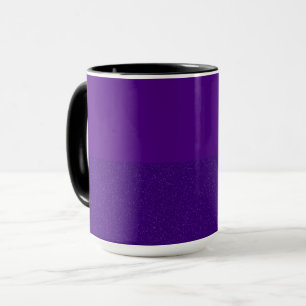 Top Matte + Base Noise Purple Custom Mug