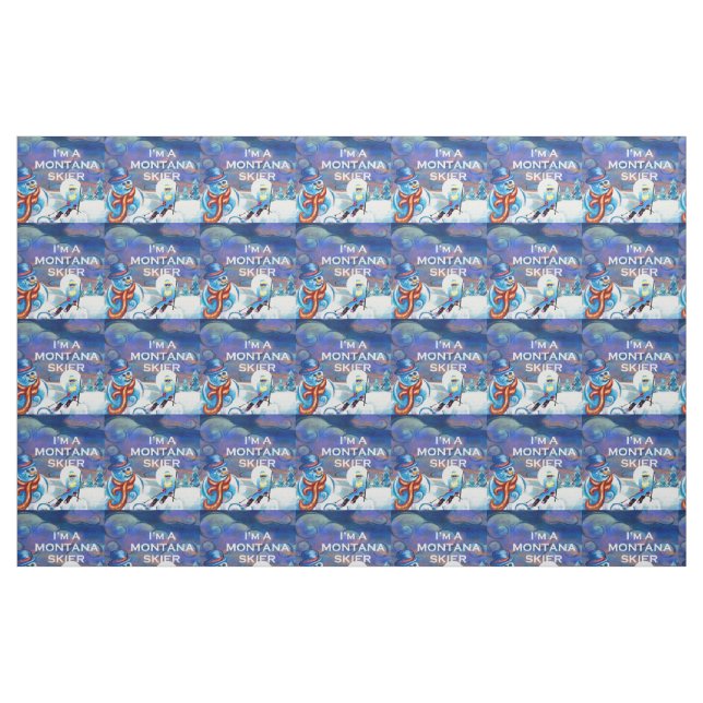 TOP Montana Skier Fabric (Fat Quarter)