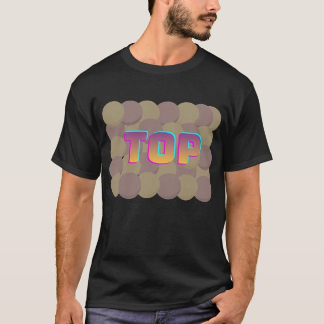 TOP Neon Gradient T-Shirt (Front)