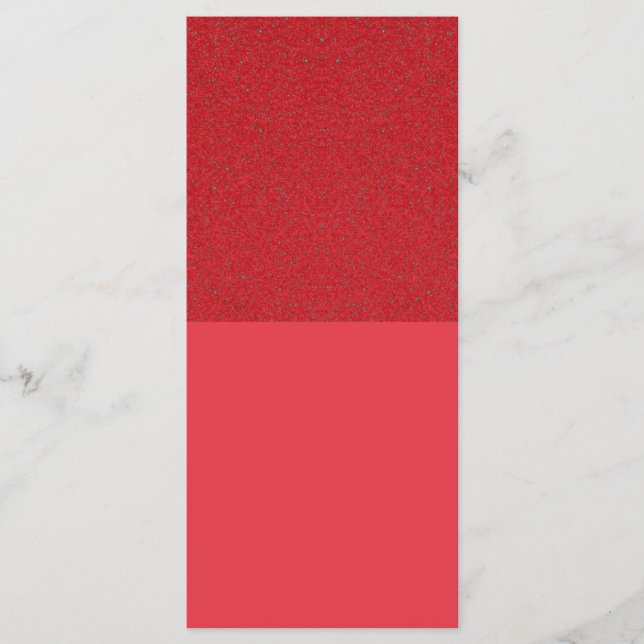 Top-Noise Tomato Red Custom Flat Menu (Front)
