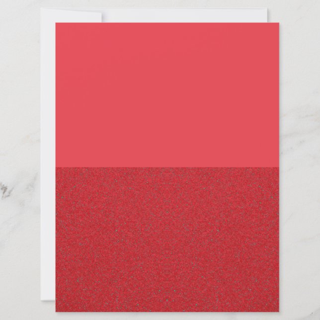 Top-Noise Tomato Red Custom Paper Sheets (Front)