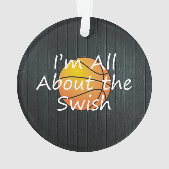 TOP Nothing But Swish Ornament (Back)