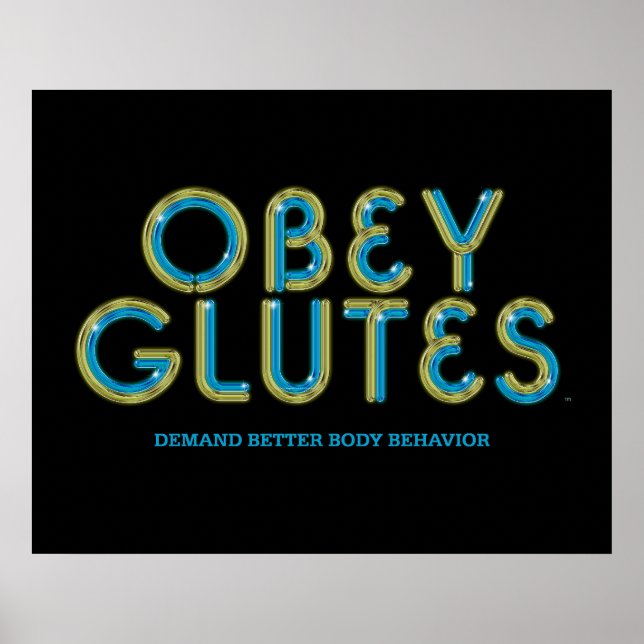 TOP Obey Glutes Poster (Front)