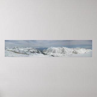 Top of Baldy Mountain, Alta Utah Poster