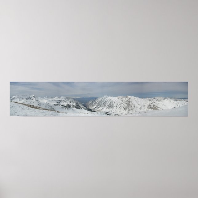 Top of Baldy Mountain, Alta Utah Poster (Front)