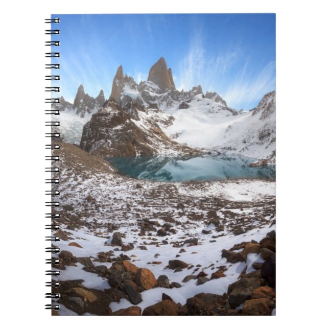 Top Of Fitz Roy Notebook (Front)