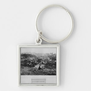 Top of rue Champlain Paris, 1858-78 Key Ring
