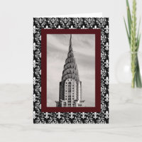 Top of the Chrysler Building NYC - B&W