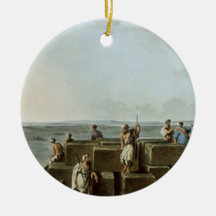 Top of the First Pyramid of Gizah, plate 4 from 'V Ceramic Ornament