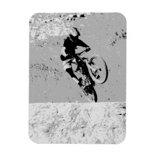 Top of the Mountain - Mountain Biker Magnet