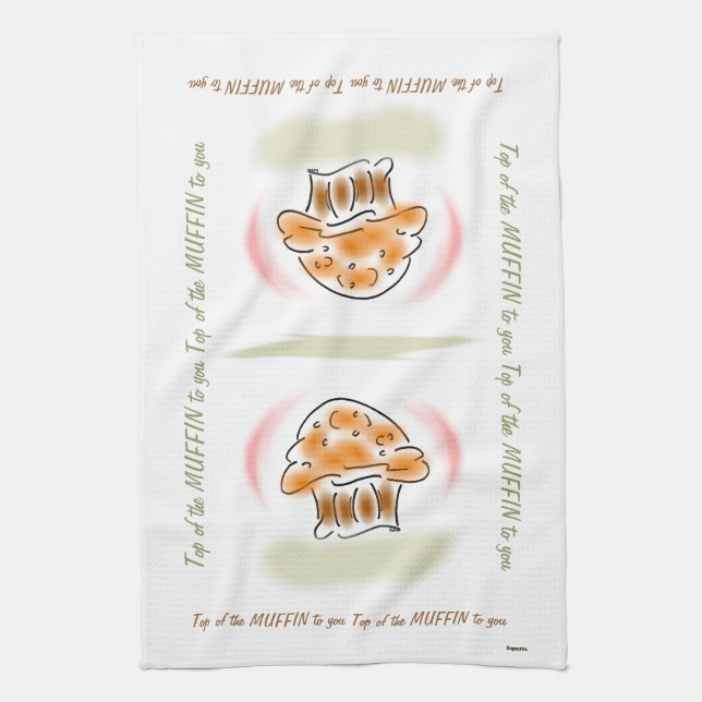 Top of the Muffin Kitchen Towel (Vertical)