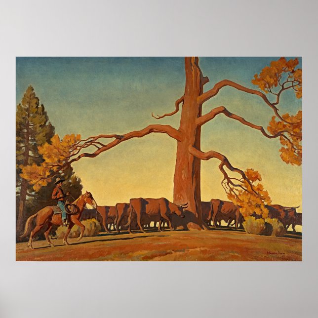 Top of the Ridge by Maynard Dixon Poster (Front)