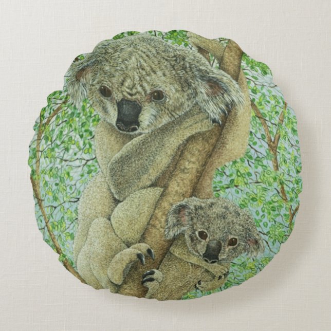 Top of the tree round cushion (Front)