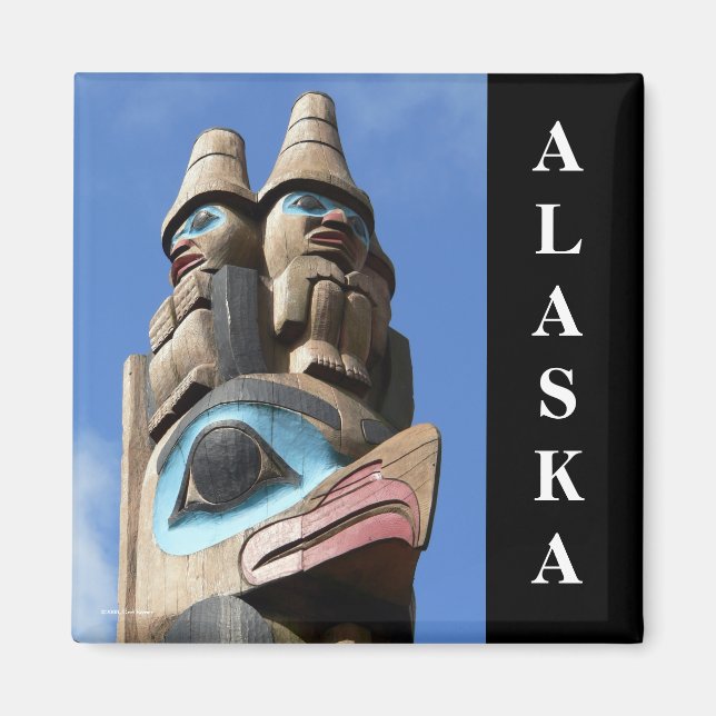Top of the World Alaska Magnet (Front)