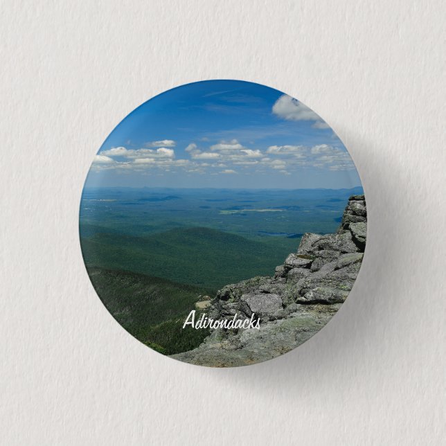 Top of Whiteface Mountain, Adirondacks, NY 3 Cm Round Badge (Front)