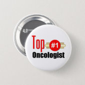 Top Oncologist 6 Cm Round Badge (Front & Back)