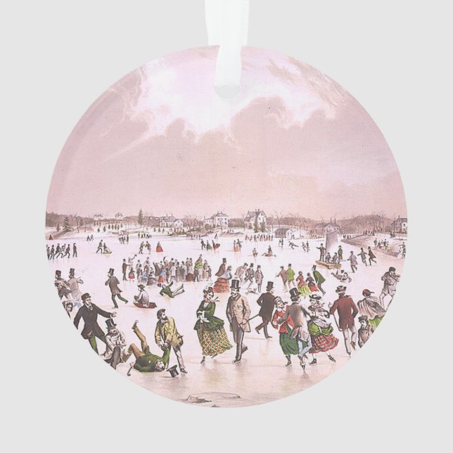 TOP One Beautiful Skate Ornament (Back)