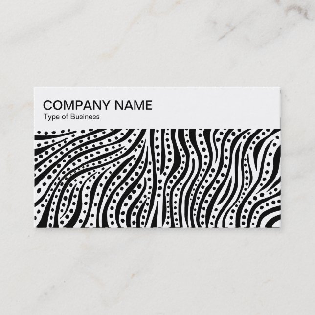 Top Panel - Abstract Drawing Business Card (Front)