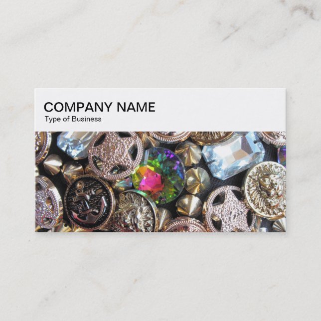 Top Panel - Bling Business Card (Front)