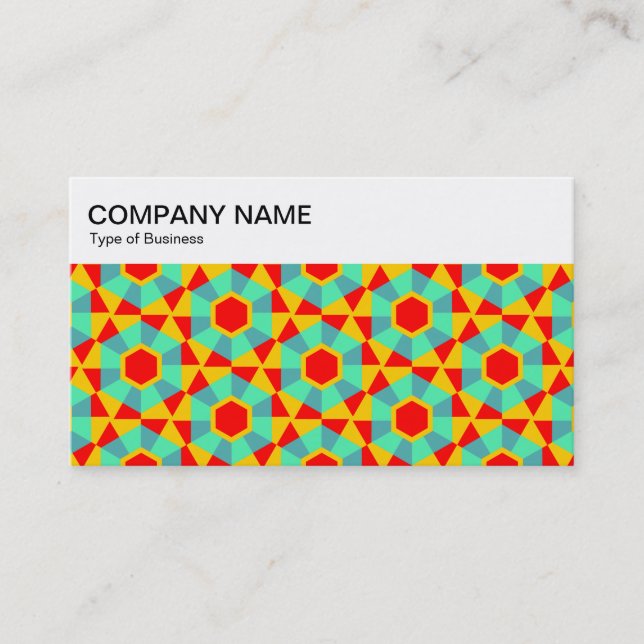 Top Panel - Geometric Pattern 060614(1) Business C Business Card (Front)