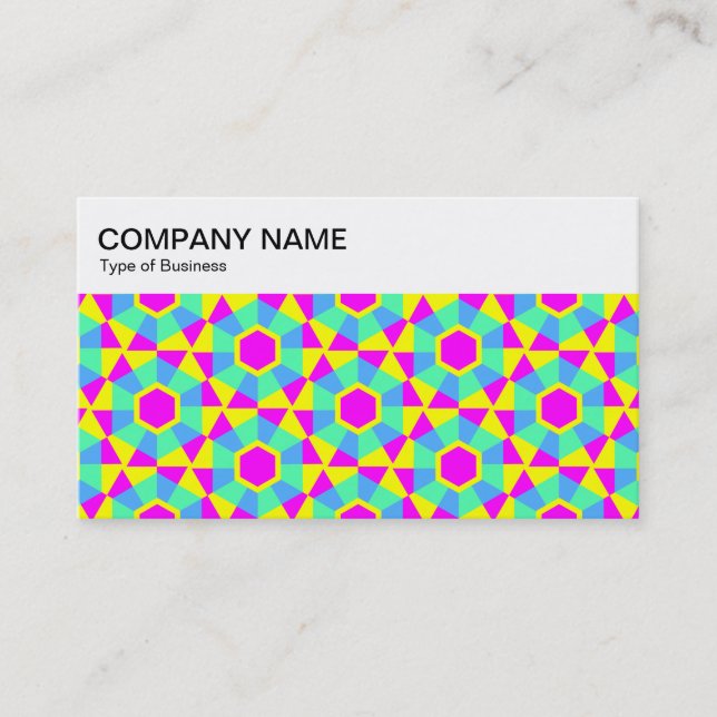 Top Panel - Geometric Pattern 060614(2) Business C Business Card (Front)