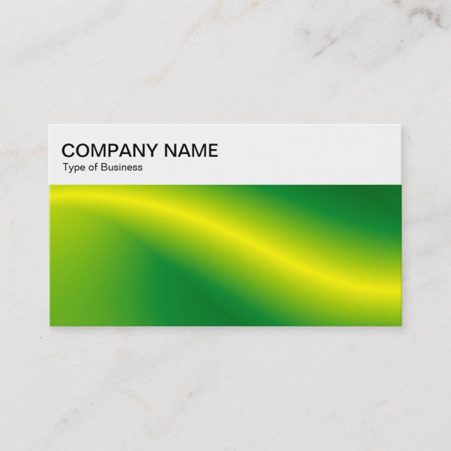 Top Panel - Green Wave Business Card (Front)