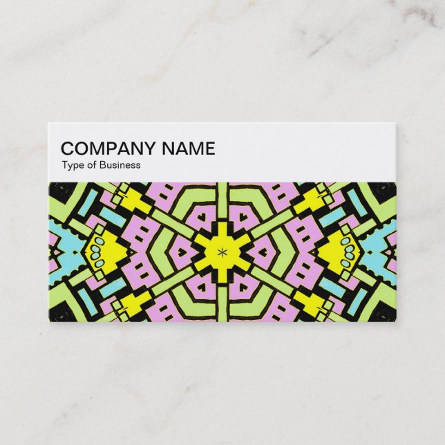 Top Panel - Kaleidoscopic 07 Business Card (Front)