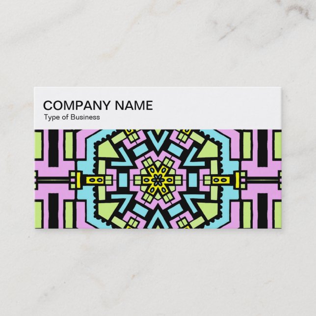 Top Panel - Kaleidoscopic 09 Business Card (Front)