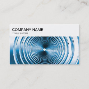 Top Panel - Long Spring Blue Business Card