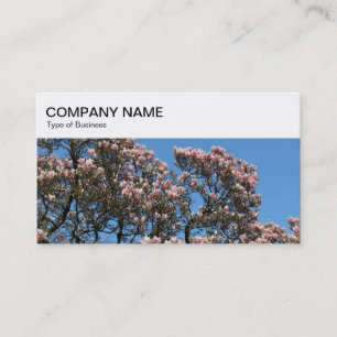 Top Panel - Magnolia Blossom Business Card