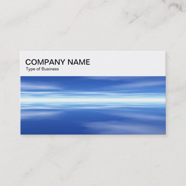 Top Panel - Sea and Sky 02 Business Card (Front)