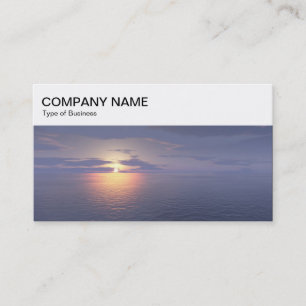 Top Panel - Sunrise/Sunset Business Card
